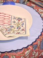 Squiggle Placemat - Sky/Navy