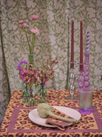 Fluted Jug - Green/Purple