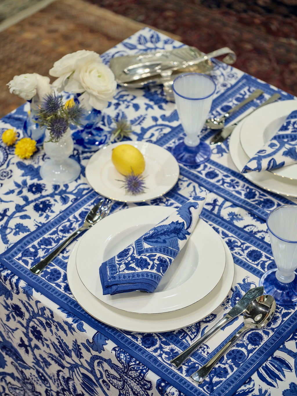 Blue China Table Set