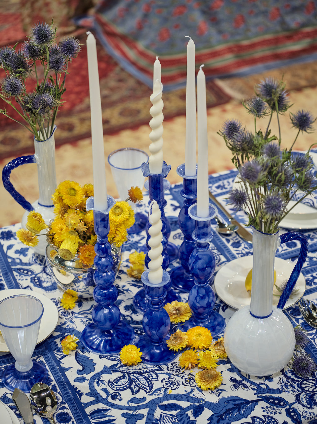 Blue China Table Set