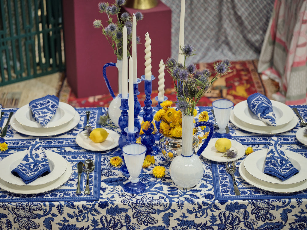 Blue China Table Set