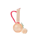 Fluted Jug - Peach/Red