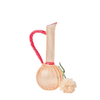 Fluted Jug - Peach/Red