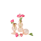 Bud Vases Set - Green/Purple