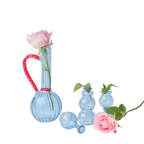 Jug and Bud Vase Bundle - White Opaque