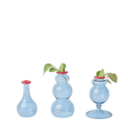 Bud Vases Set - Green/Purple