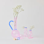 Flower Jug - Pink/Blue