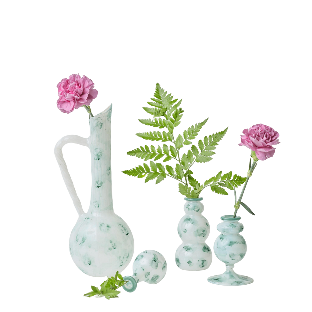 Flower Jug - Sage Speckle