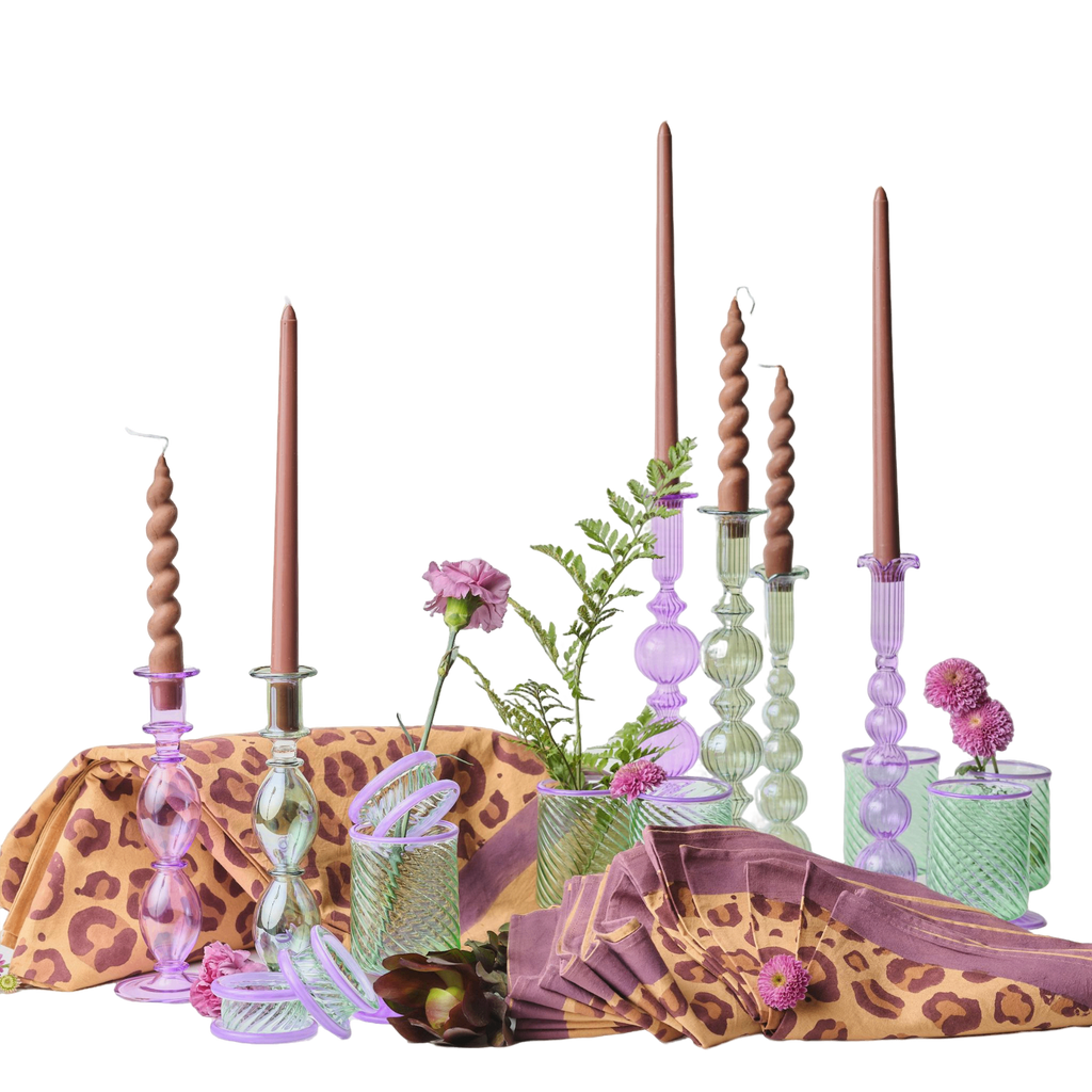 Leopard Table Set