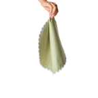 Squiggle Placemat - Sage/White