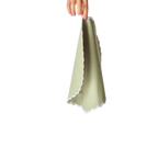 Squiggle Placemat - Sage/White