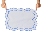 Brackets Placemat - White/Blue