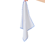 Squiggle Napkins - White/Blue