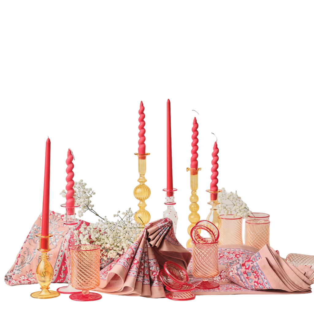 Rose Red Table Set