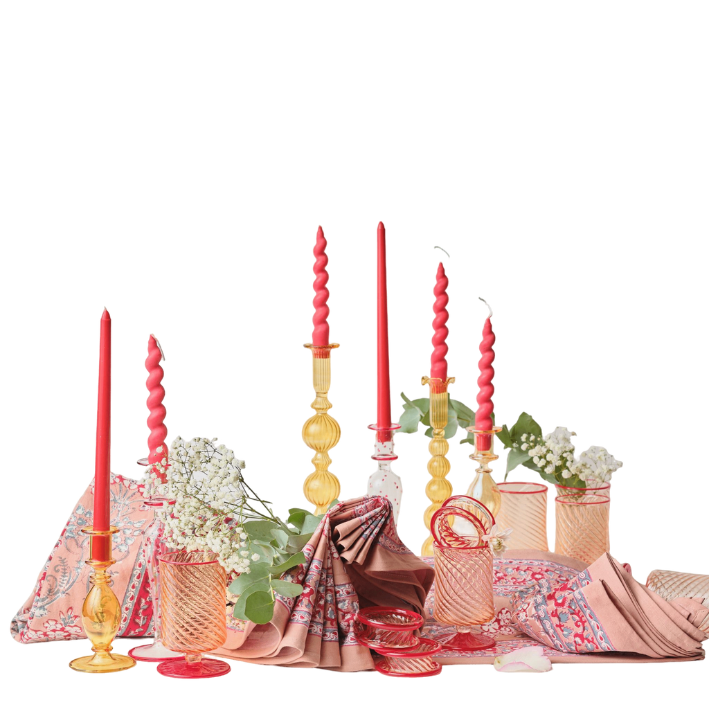 Rose Red Table Linen Set