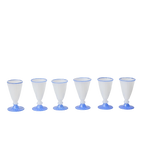 Cairo Glasses Set - White/Blue
