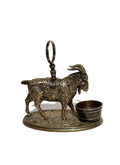 Silvertone Goat Toothpick Caddy