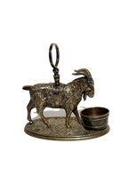 Silvertone Goat Toothpick Caddy