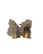 Vintage Horse Head Salt and Pepper Shakers