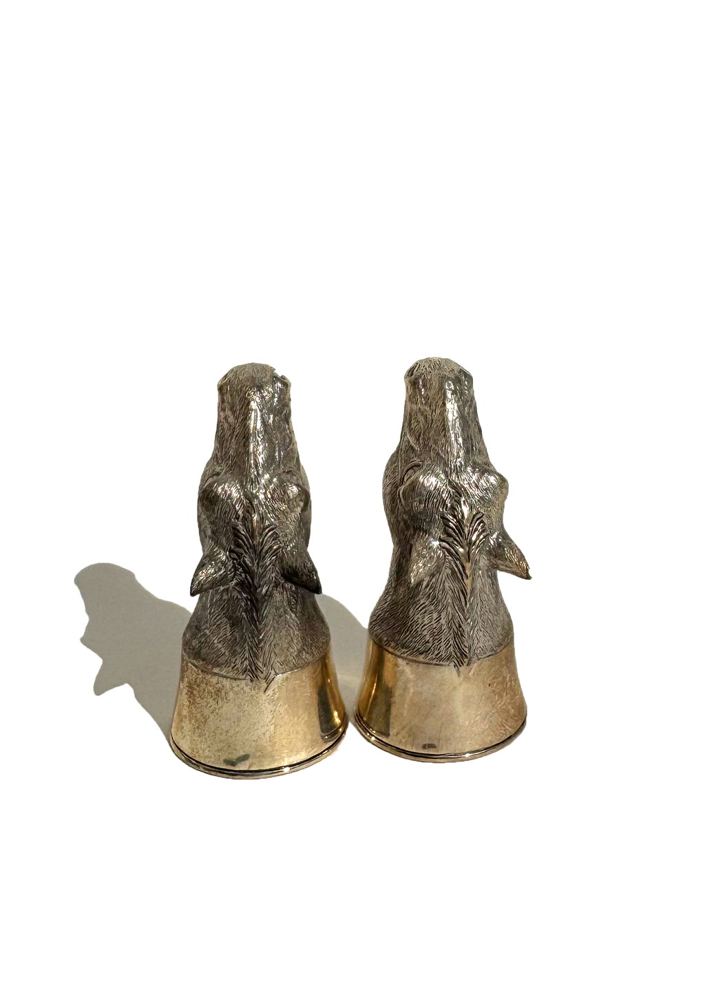 Vintage Horse Head Salt and Pepper Shakers