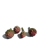 Set of 2 Ceramic Artichokes