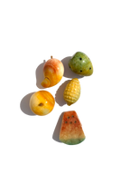 Set of 5 Vintage Alabaster Fruit
