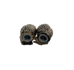 Silvertone Owl Salt and Pepper Shakers