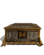 French Renaissance Revival (Napoleon III) Brass and Metal Box