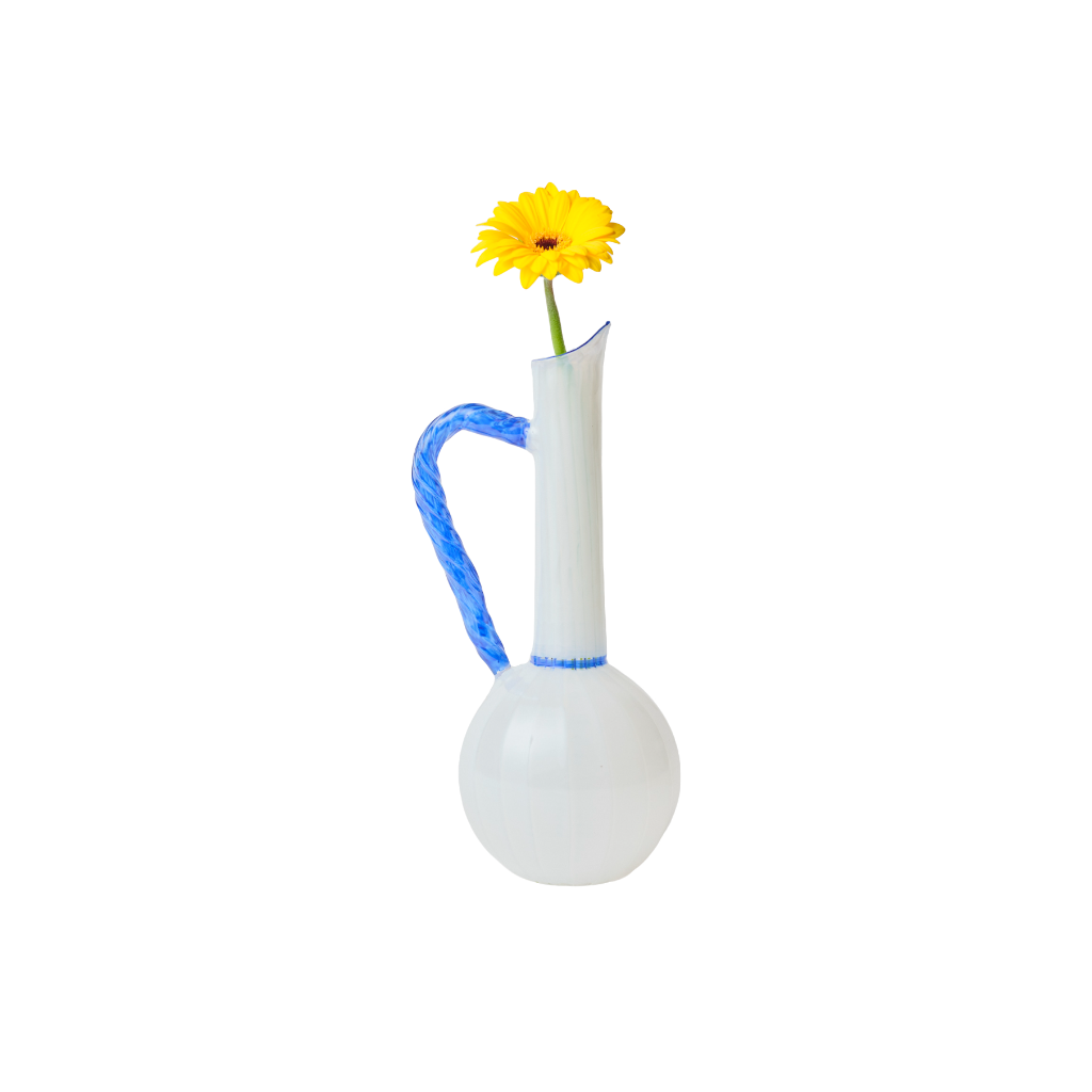Fluted Jug - Sage Speckle