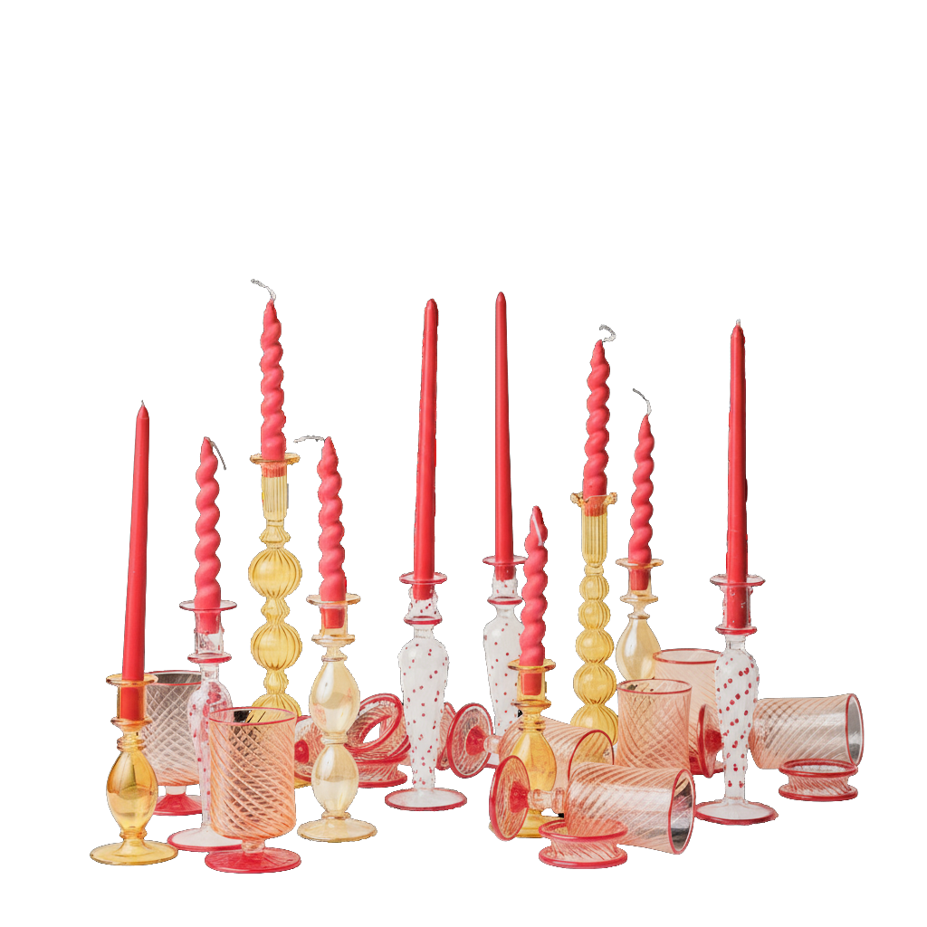 Rose Red Glassware Bundle